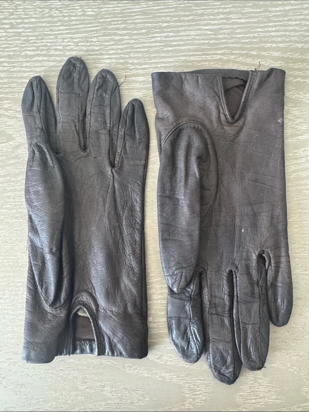 100% ANTRON NYLON LINING BROWN GLOVES  Size 7